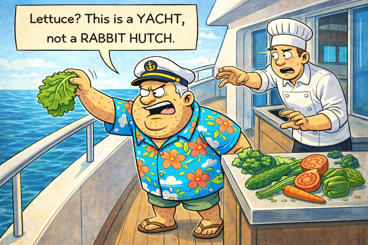 Panel 3: Not a rabbit hutch